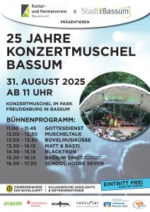 Mehr über den Artikel erfahren Die Konzertmuschel – ein Vierteljahrhundert Musik und Kultur